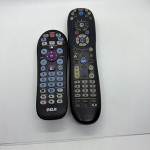 RCA Remote Control Model RCR414BHE And URC 8820 Moto Controllers